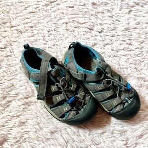 Keen Kids 3 Summer Hiking Sandals Gorpcore Hook & Loop Forest Mountain Outdoors